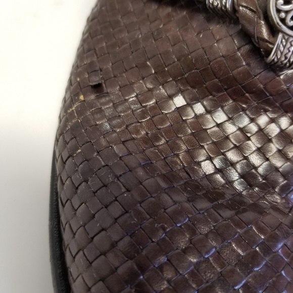 Brighton Woven Leather Loafers - Picture 7 of 8